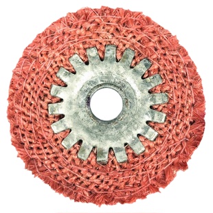 4寸红麻轮角磨机东大铁芯红胶芯麻轮不锈钢打磨片羊毛抛光轮耗材