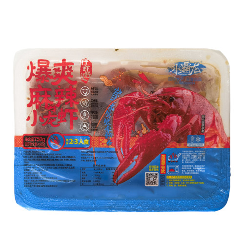 国联水产龙霸麻辣小龙虾蒜蓉十三香调味加热即食速冻商用半成品