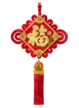 羊年新款福字立体中国结挂件