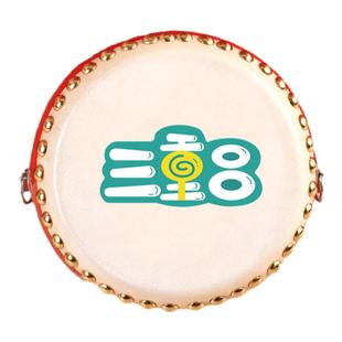 大鼓牛皮鼓中国红龙鼓威风锣鼓成人儿童扁鼓舞蹈教学节奏堂鼓乐器