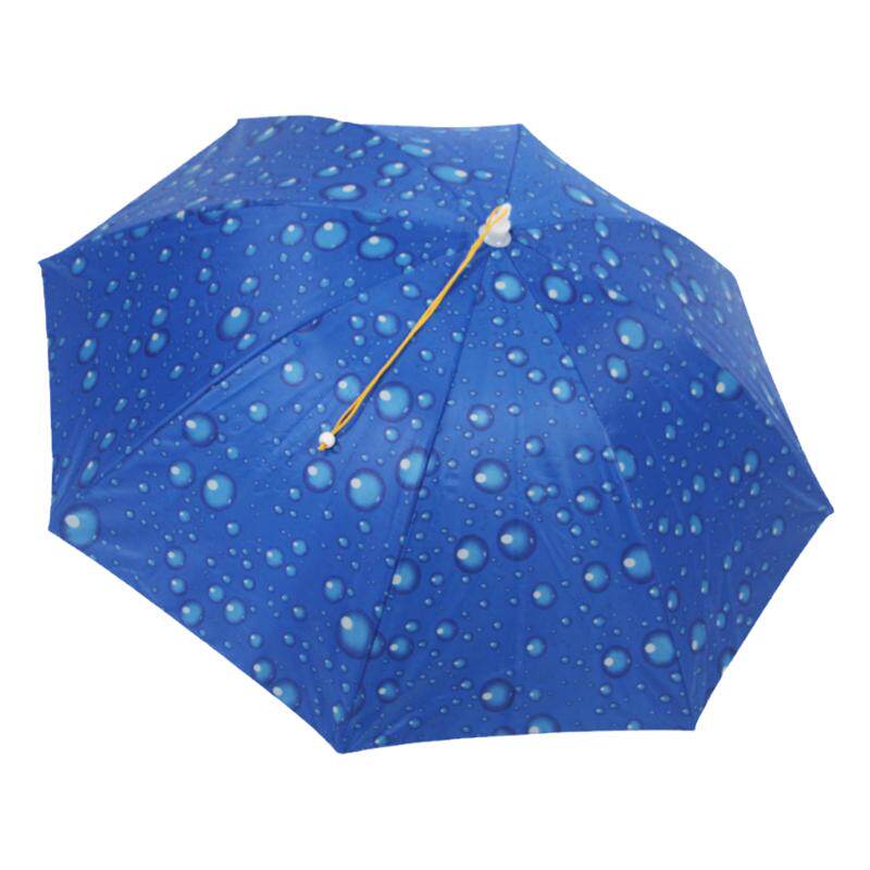 江雨晨钓鱼伞帽防晒遮阳晴雨两用