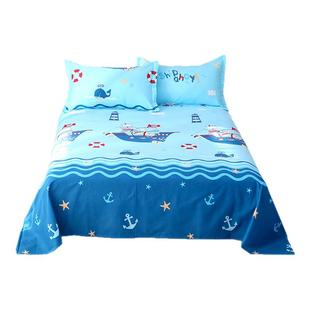 纯棉斜纹布料定做床单被罩四件套床品全棉面料儿童卡通纯棉布特价