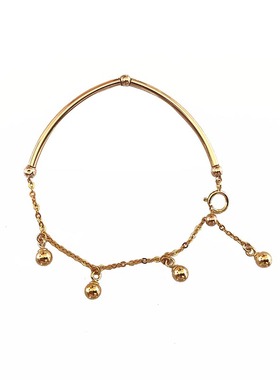 美国14k包金三颗手链亲子款儿童