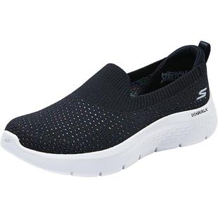 斯凯奇秋冬女一脚蹬健步鞋舒适百搭百搭休闲运动鞋厚底软底散步鞋