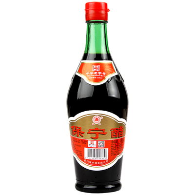 四川保宁二级红标醋430ml家用酿造食醋香醋陈醋红烧凉拌菜蘸饺子