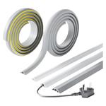 PVC线槽地面明装防踩神器隐形软理线槽遮贴地装饰明线电线走线槽