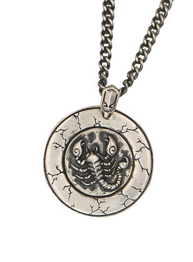 天蝎座项链男女款送礼物银吊坠