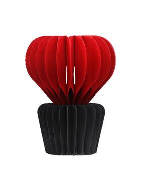 浪漫七夕蜂窝纸爱心装饰摆件