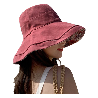 出游渔夫帽妍晟渔夫帽女全棉春夏