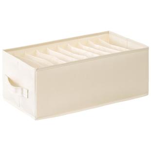 懒角落衣服收纳箱牛仔裤子抽屉衣柜收纳盒分隔布艺分格毛衣整理筐