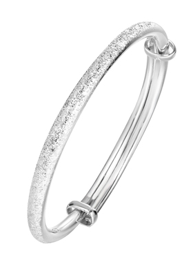 足银999推拉满天星手镯