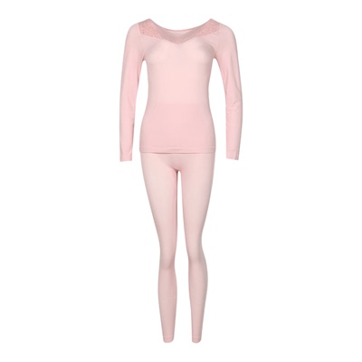 都市丽人女秋衣秋裤保暖内衣套装