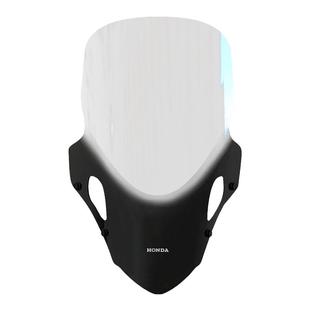 适用于本田PCX160前挡风玻璃改装后视镜前移支架护胸透明风挡配件