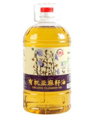 有机亚麻籽油红果实一级低温冷榨