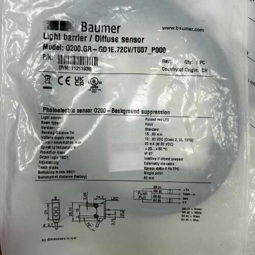 【议价-可维修】  O200.GR-GD1E.72CV/T 光电传感器 /均有货