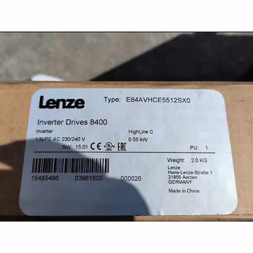 议价Lenze伦茨驱动器E84AVHCE5512SX0全新原装正品现货议价