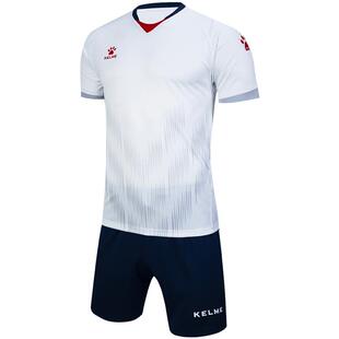 KELME/卡尔美旗舰店新款足球服套装 男比赛训练服短袖V领球衣