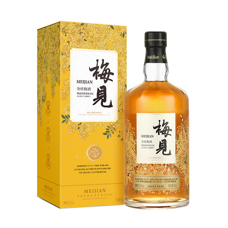 梅见金桂风味青梅酒12度750ml
