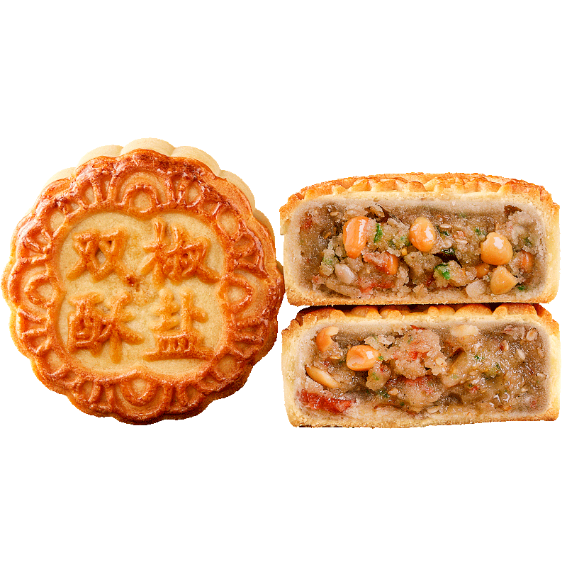 老式椒盐月饼正宗手工