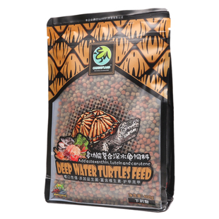 寸金深水龟饲料下沉型增色麝香乌龟粮剃刀幼龟地图窄桥猪鼻蛋龟粮