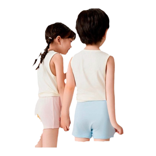 一次性儿童内裤纯棉无菌女童男童四角平角短裤免洗套装旅行日抛裤