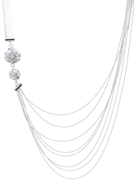 长款配饰大气韩版复古时尚风银链