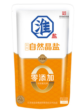 淮盐自然晶盐不加碘家用盐不加抗结剂无碘粗颗粒盐焗腌制整箱批发