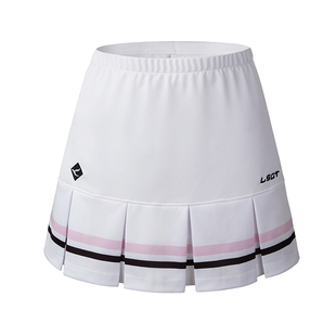 2024领胜羽毛球裙女款粉色运动裤裙速干网球裙防走光假两件裙子