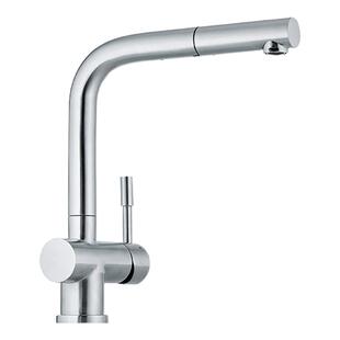 FRANKE弗兰卡304不锈钢冷热水平抛抽拉式厨房龙头旋转CT1310S