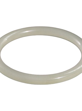 天然和田玉冰晴圆条手镯带证书