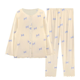 孕妇长袖长裤套装哺乳产后喂奶月子服春秋睡衣孕期辣妈家居服外穿