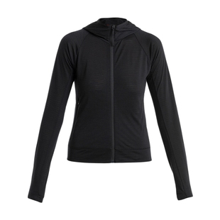 icebreaker美利奴羊毛女200 Realfleece 连帽外套轻量户外徒步