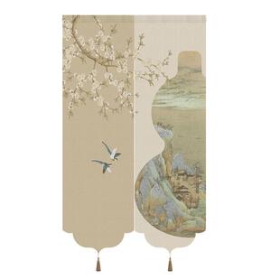 家用高端门帘遮挡帘2025新款高档隔断帘卧室防隐私布帘卫生间半帘