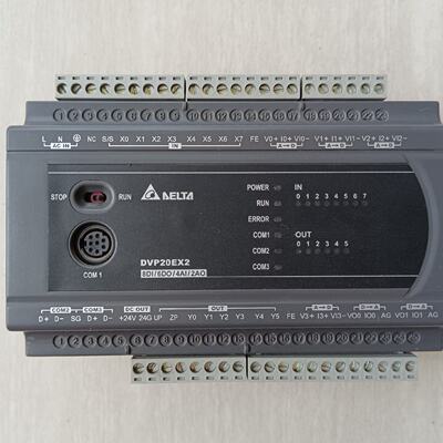 【询价】台达PLC DVP20EX200T成色实物图，功能正常，适用