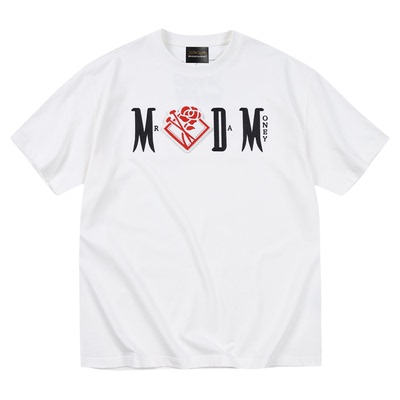 MEDM×咒术回战联名-人物ICON魔术贴休闲圆领T恤刺绣字母男女短袖