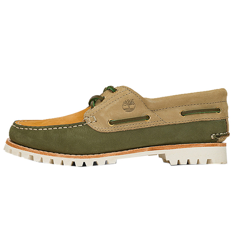 Timberland添柏岚户外女鞋轻便真皮透气系带休闲船鞋乐福鞋A2N3D