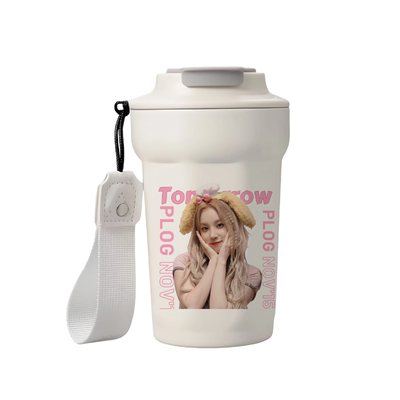 gidle宋雨琦水杯喝水杯创意粉丝应援礼物明星不锈钢咖啡保温杯子