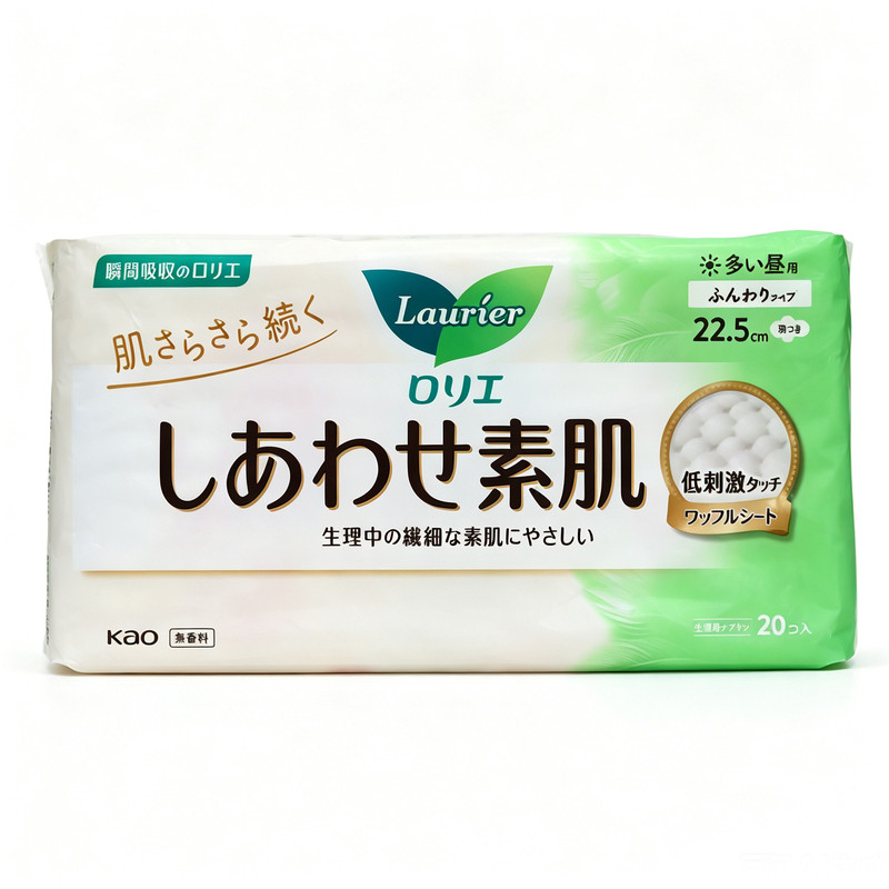 花王乐而雅棉日用卫生巾日本进口