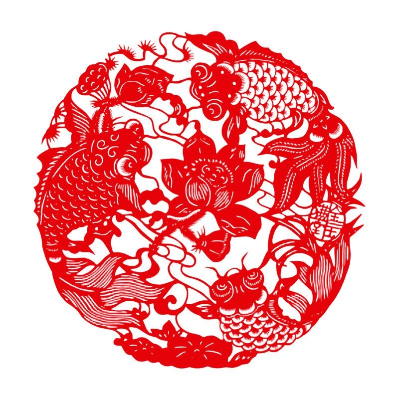 非遗传承手工剪纸艺术作品传统宣纸刻纸成品窗花玻璃贴纸家居装饰