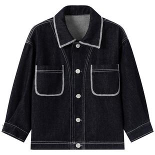 小象汉姆童装儿童牛仔外套2026新款男童春装男孩上衣洋气衣服春春