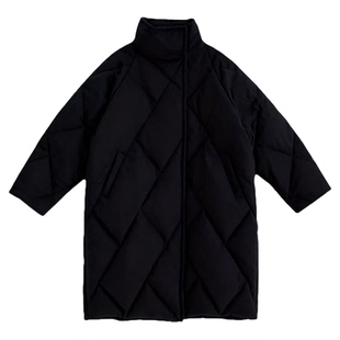 2026年绝美赫本风羊毛保暖服妈妈遮肚中长款外套中年遮肉羽绒服