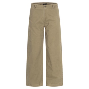 INKNOTS美式复古简约卡其色工装裤男女chenafit宽松直筒阔腿长裤