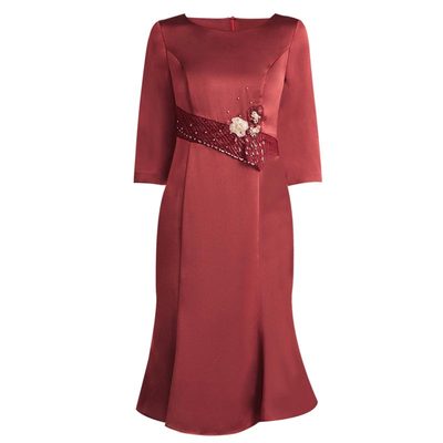 妈妈礼服高贵风丈母娘礼服婚宴装