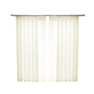 奶油风金刚纱纱帘透光不透人梦幻帘白纱窗帘卧室飘窗阳台白色窗纱