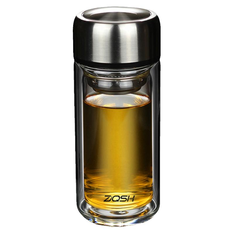矮小型女士双层玻璃杯