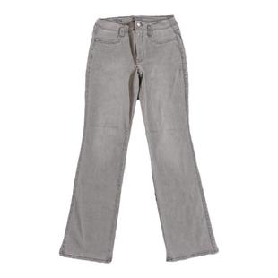 美单春夏薄款高腰高弹力柔软舒牛仔裤修身显瘦小直筒大码加长女裤