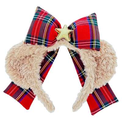 圣诞节雪莉玫发箍可爱Duffy达菲熊游乐园拍照头箍头饰迪士尼发饰