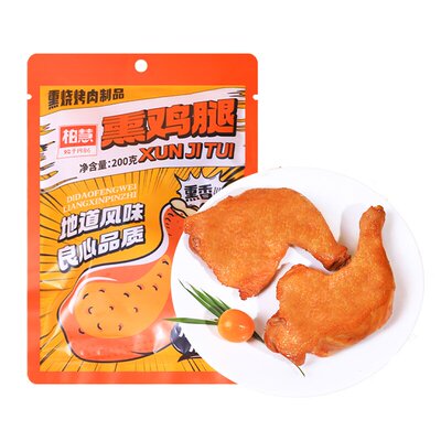 柏慧熏鸡腿真空卤味即食下酒菜