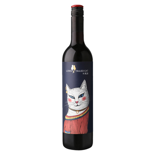 张裕官方圣诞热红酒长尾猫赤霞珠半甜红葡萄酒红酒
