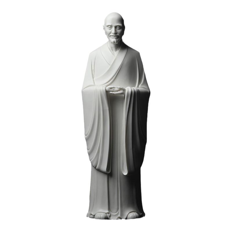 素茗《弘一法师》中国白瓷艺术品